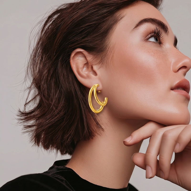 boucles d’oreilles femme élégantes et tendance Hasmik