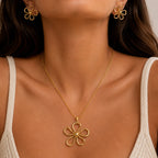 Parure Fleur Dorée