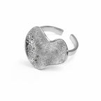 Bague Cœur Martelé