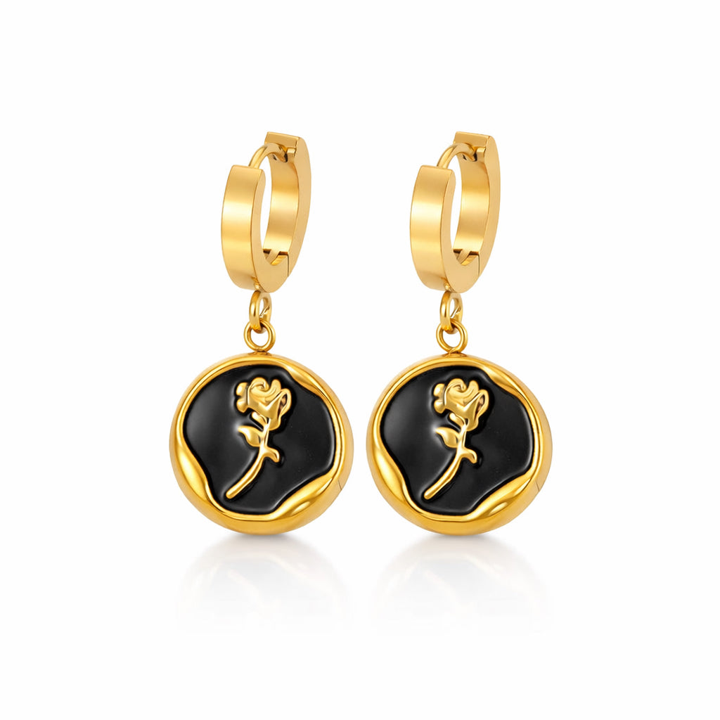 Boucles Rose Émaillée