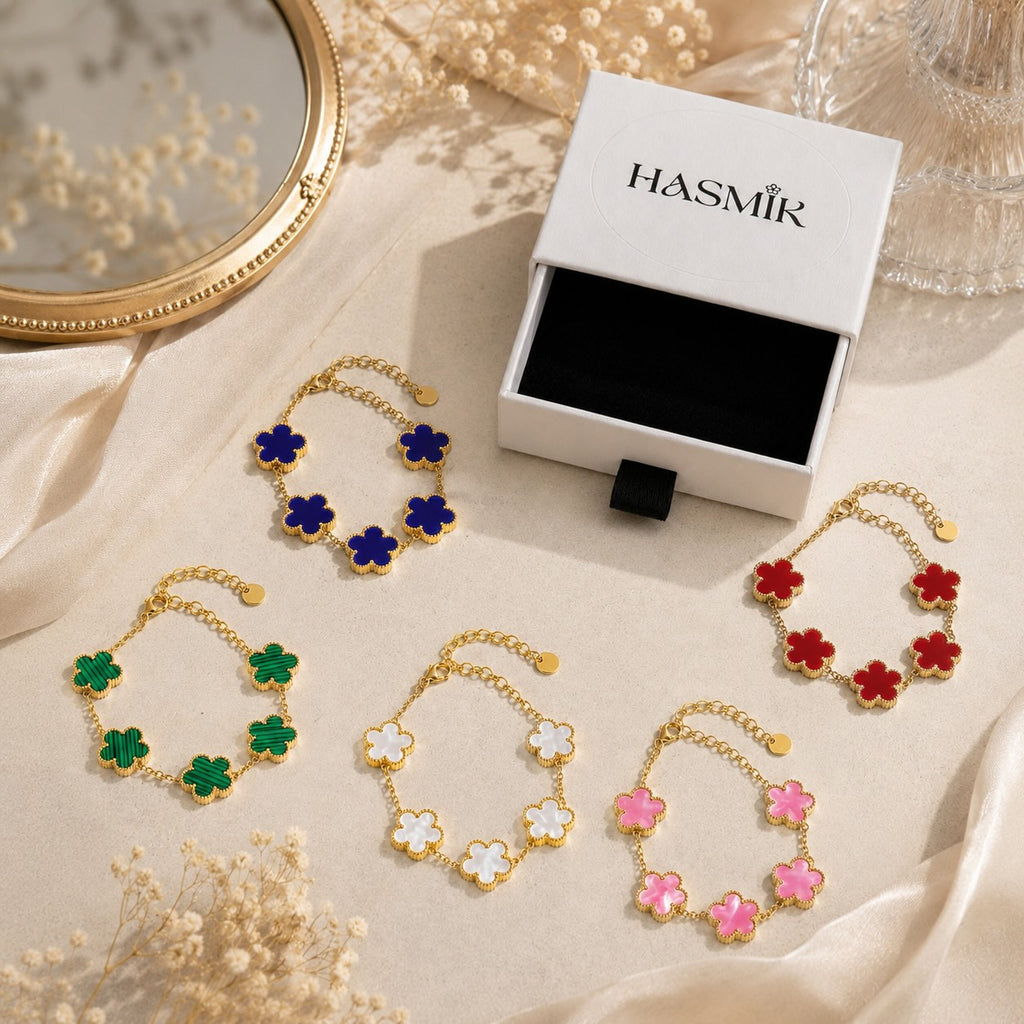 Bracelet Fleur Trèfle
