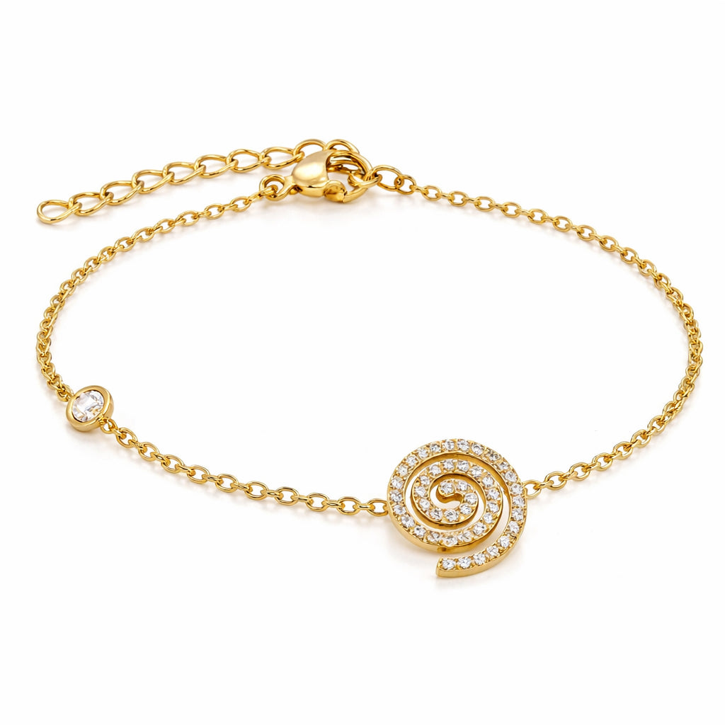 Bracelet Spirale Zircon