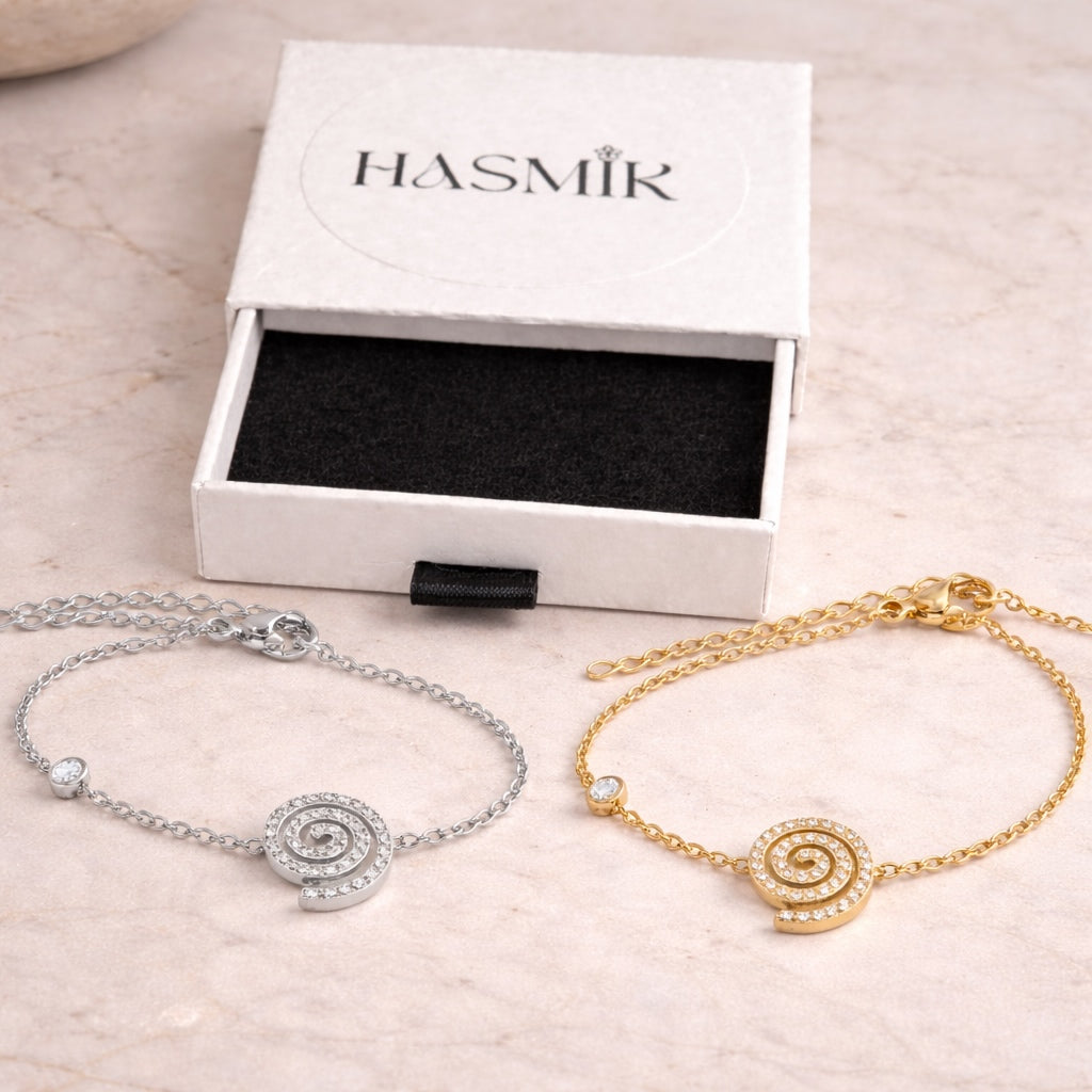 Bracelet Spirale Zircon