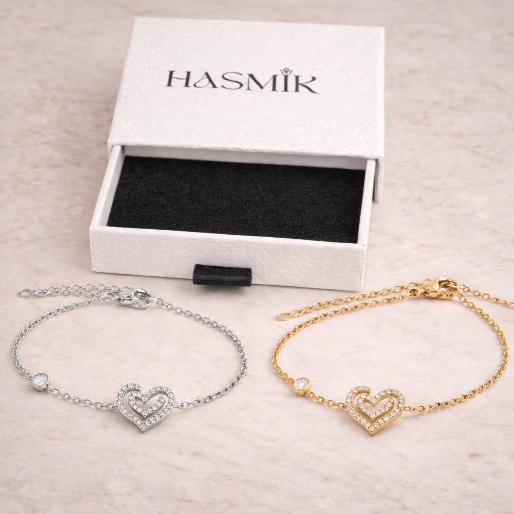 Bracelet Cœur Zircon
