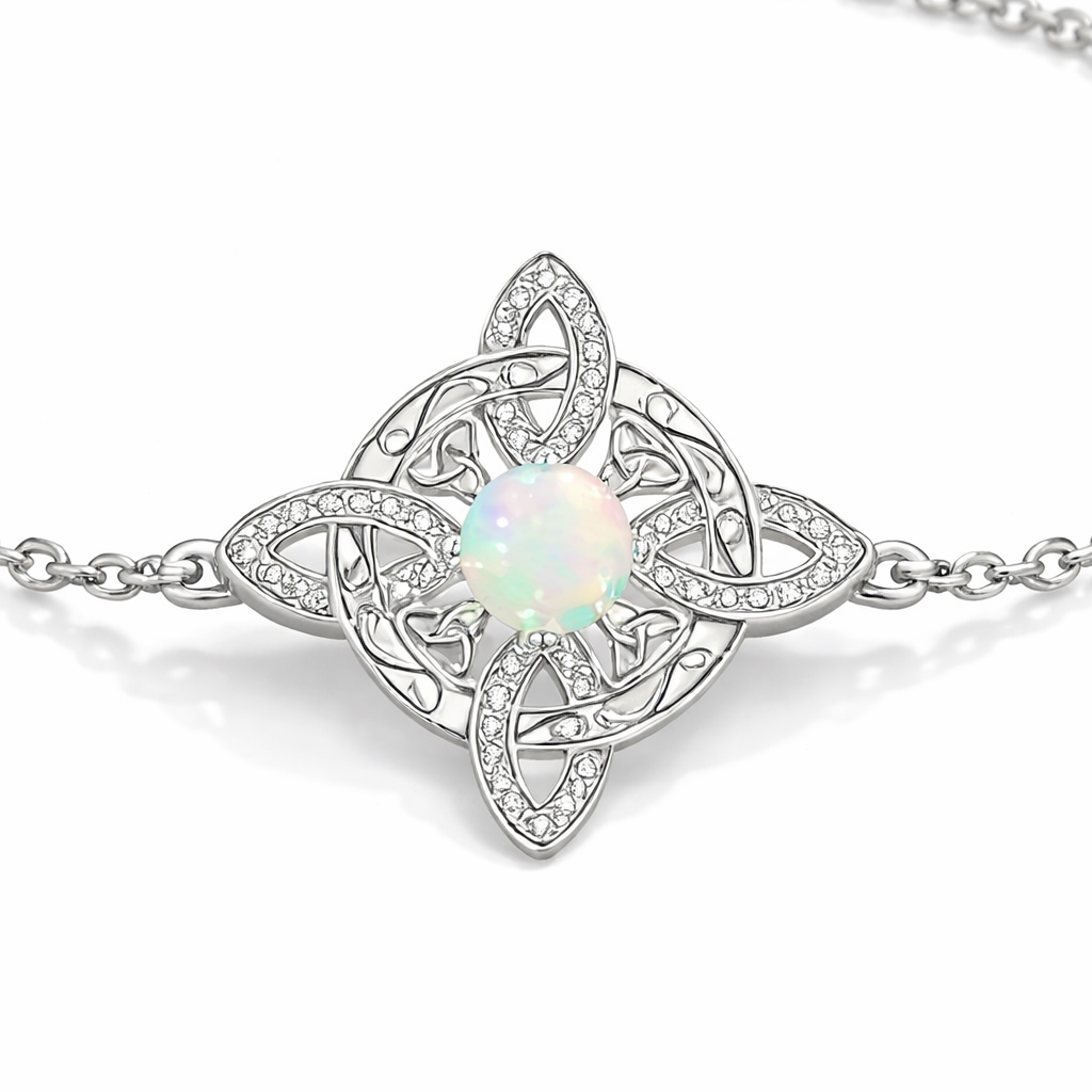 Bracelet Celtique Argenté Femme