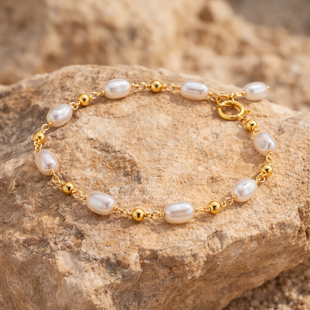 Bracelet Perles d’Eau Douce Naturelles