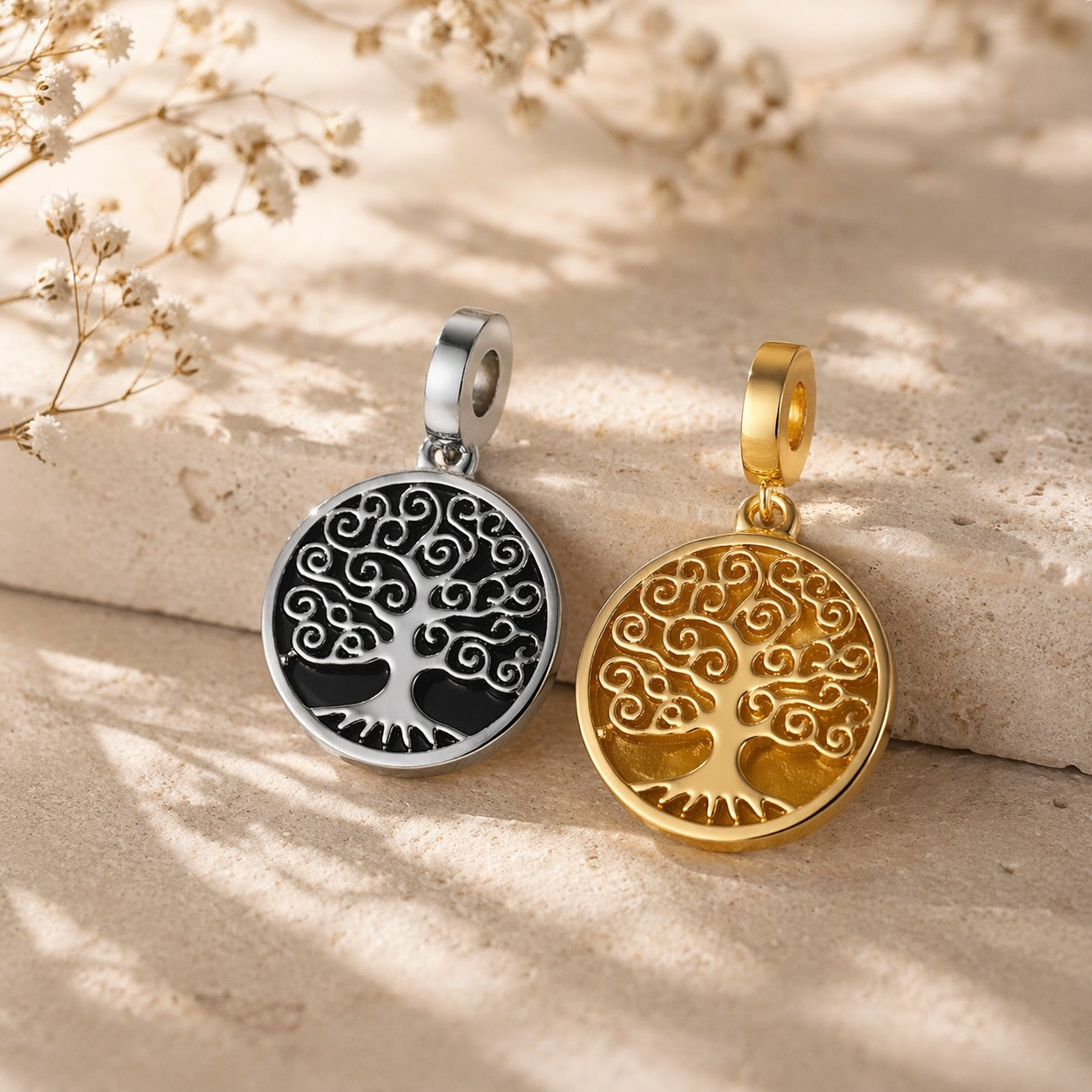 Charm arbre de vie minimaliste pour bracelet