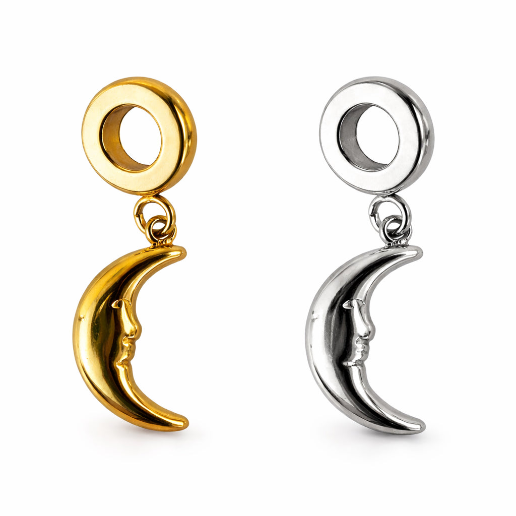 Charm lune minimaliste pour bracelet