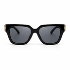 Lunettes de Soleil Géométriques Noires