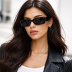 Lunettes de Soleil Oversize Noires