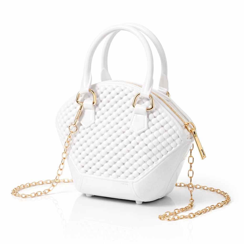 Mini sac brillant – Chaîne dorée