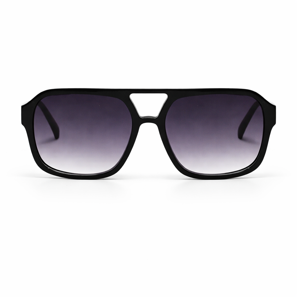 Lunettes de Soleil Aviator Vintage Noires