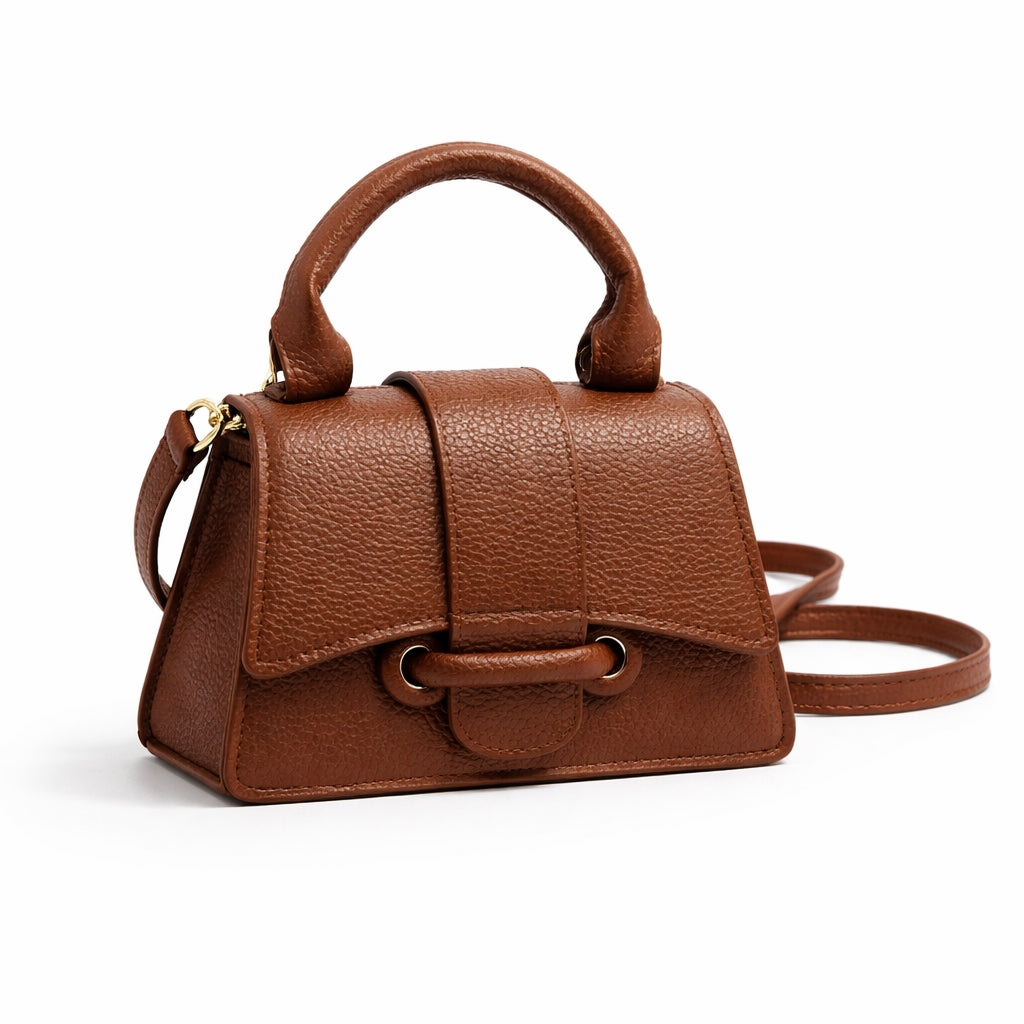 Sac Mini Carré Élégance Structurée