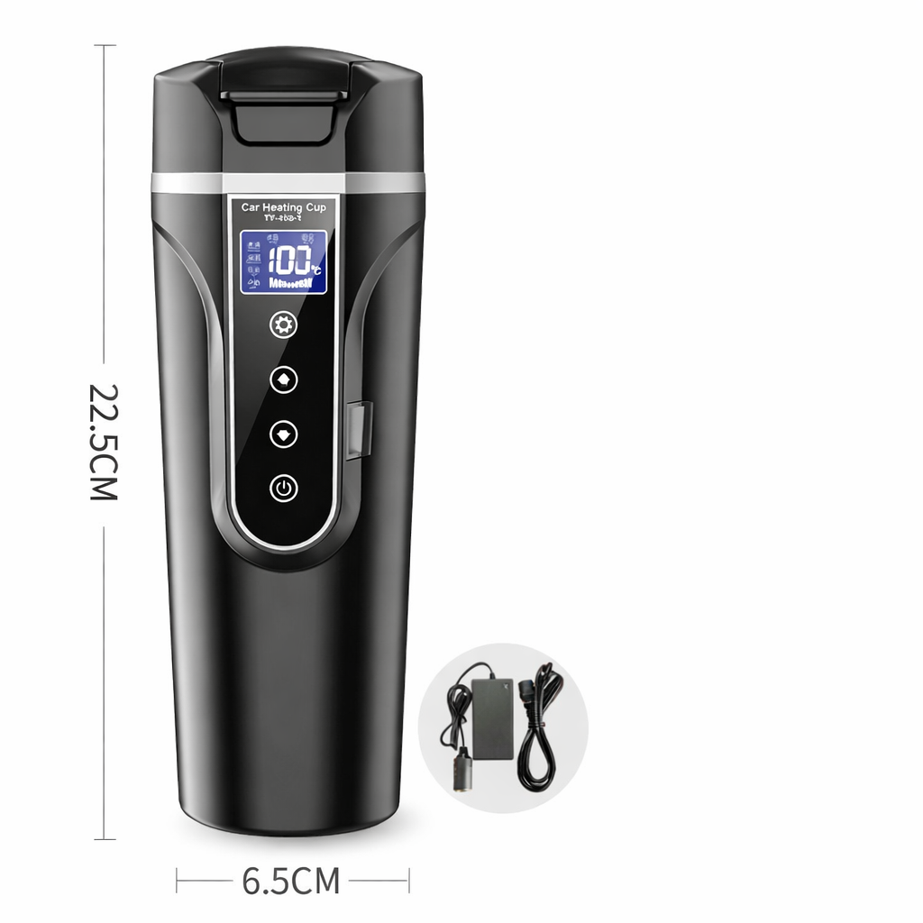 Gobelet Chauffant LCD pour Voiture et Voyage