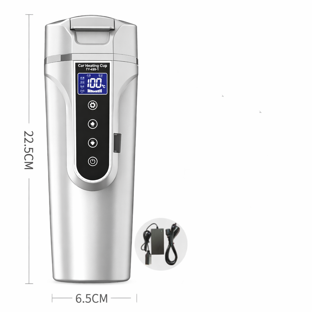 Gobelet Chauffant LCD pour Voiture et Voyage
