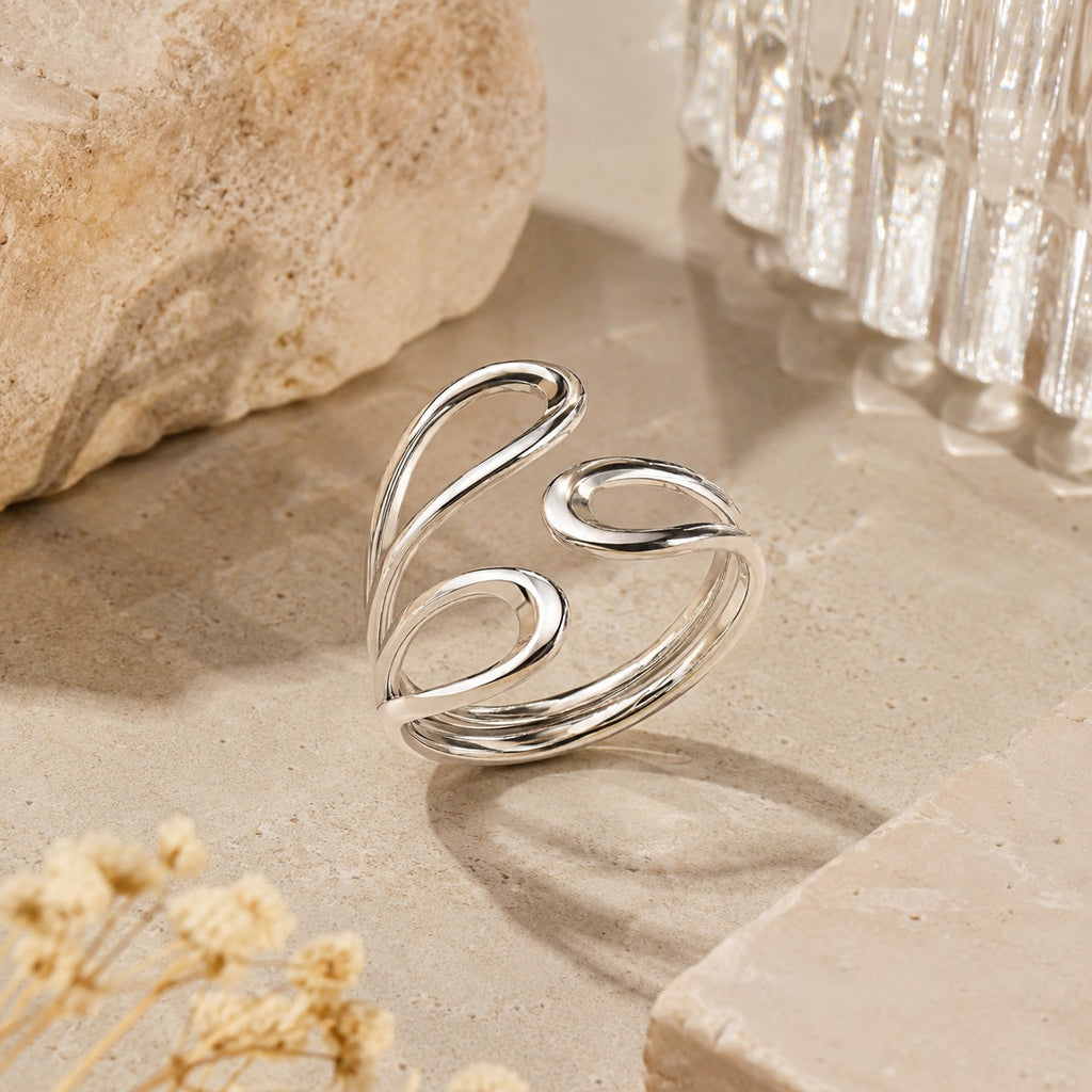 Bague Géométrique Ajustable
