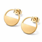 Boucles d’oreilles rondes
