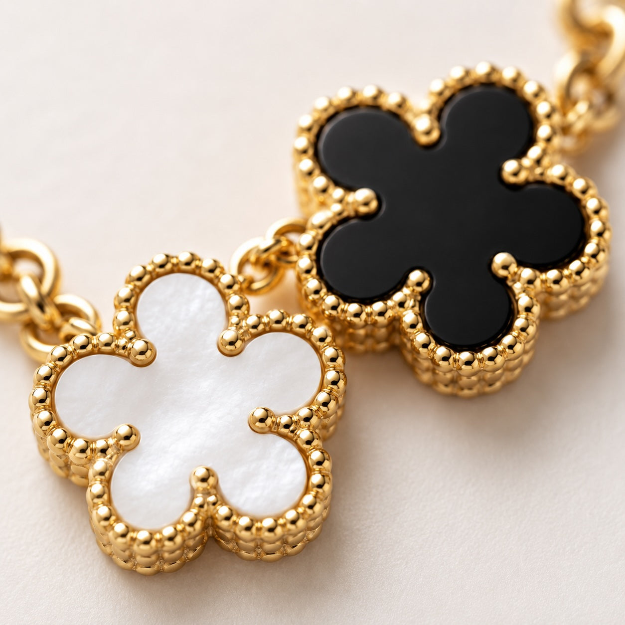 Parure Fleur Acier Inoxydable