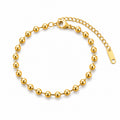 Bracelet Perles Dorées