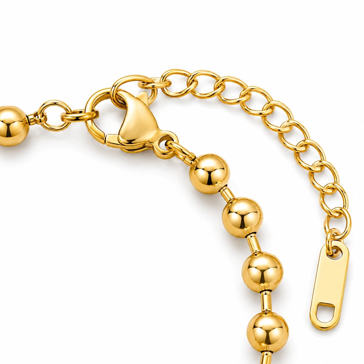 Bracelet Perles Dorées