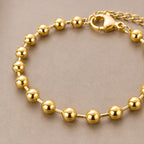 Bracelet Perles Dorées