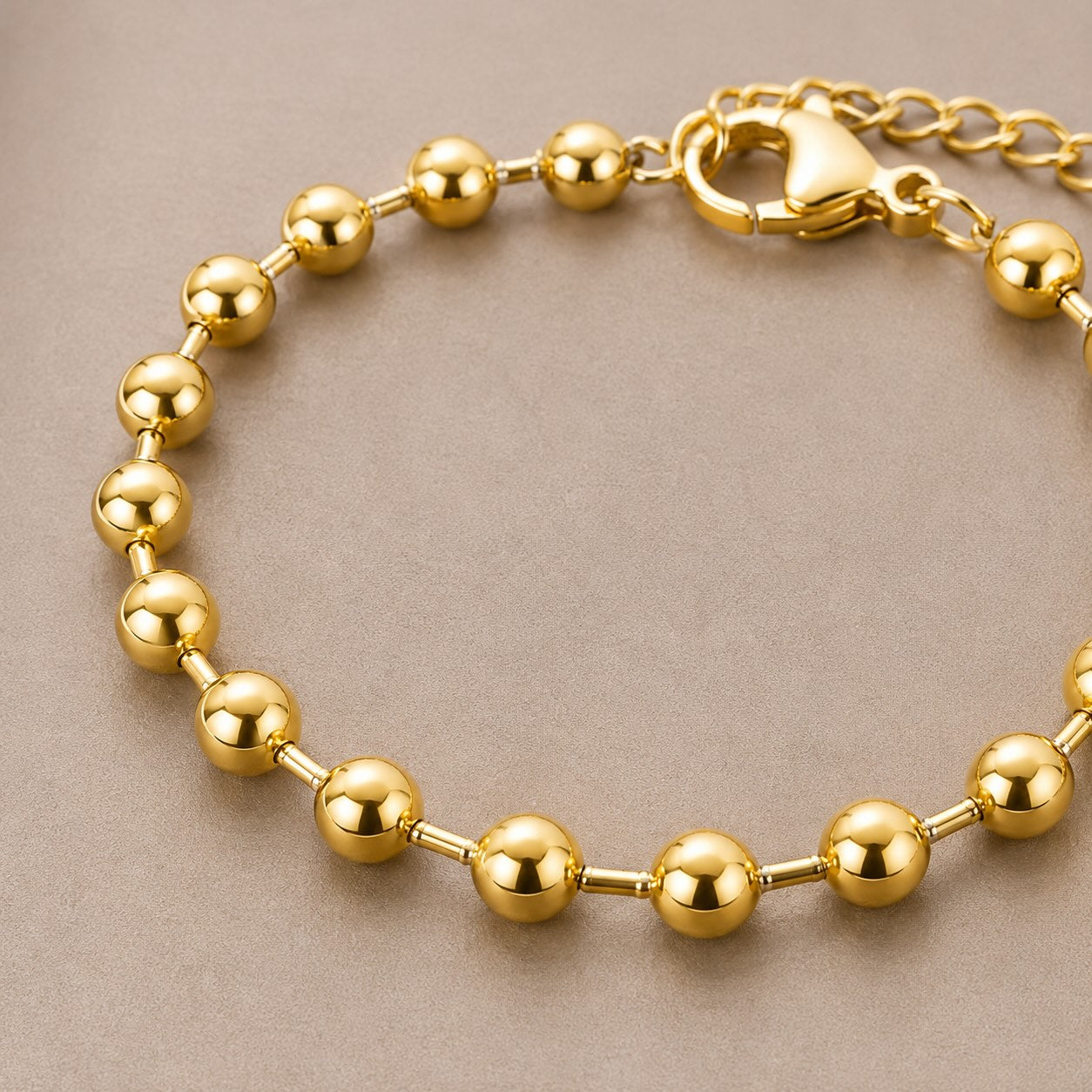 Bracelet Perles Dorées