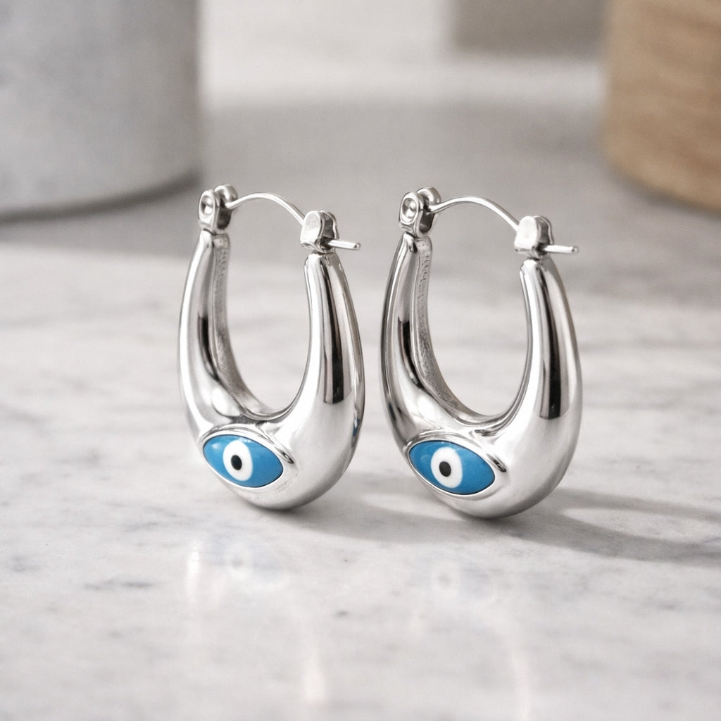 Boucles d’Oreilles Œil Protecteur