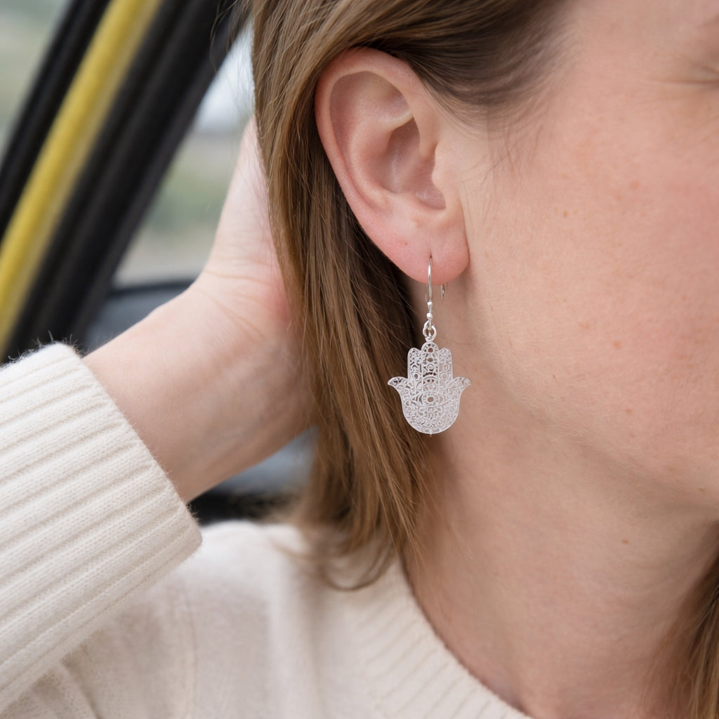 Boucles d’Oreilles Main de Fatma
