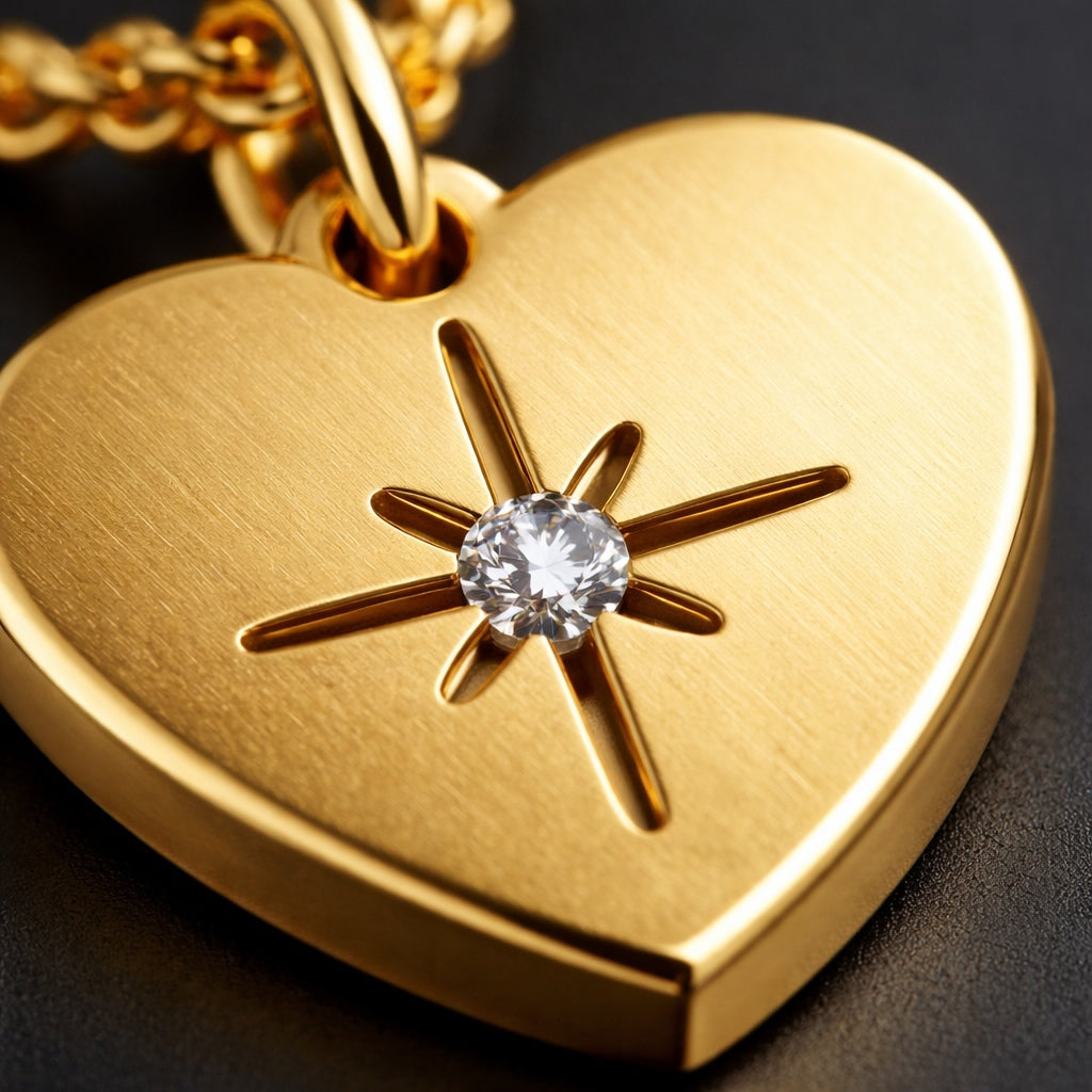 Collier Cœur Étoilé