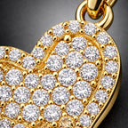 Collier Cœur Brillant