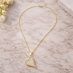Collier Cœur Brillant
