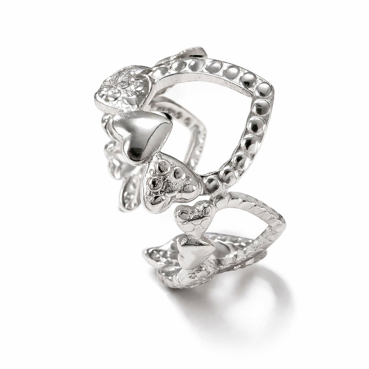 Bague Cœur Sculpté
