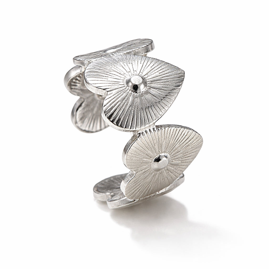 Bague Cœur Rayonnant
