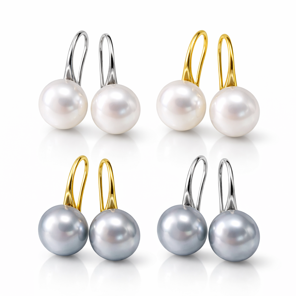 Boucles d’Oreilles Perles d’Eau Douce Naturelles