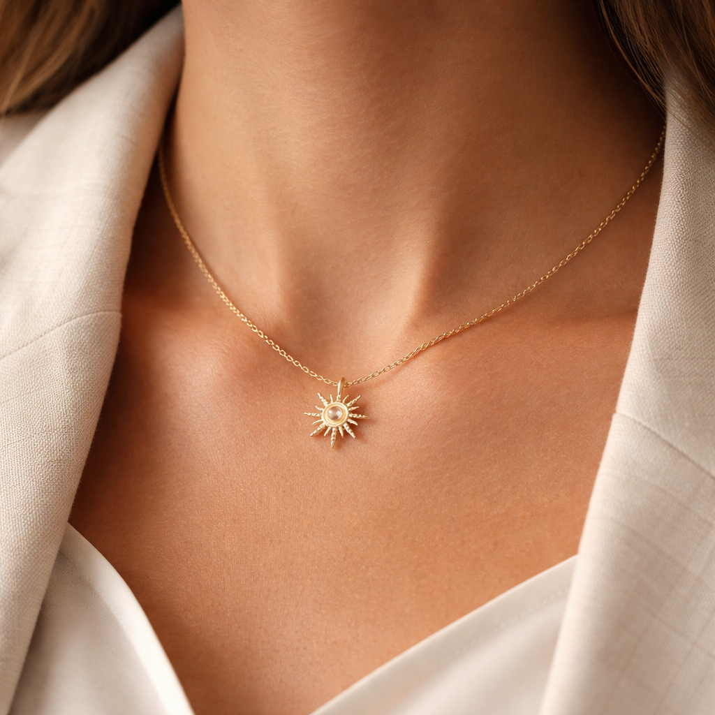 Collier Pendentif Lumière du Soleil