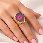 Bague Ajustable Tournesol