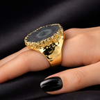 Bague Ajustable Tournesol