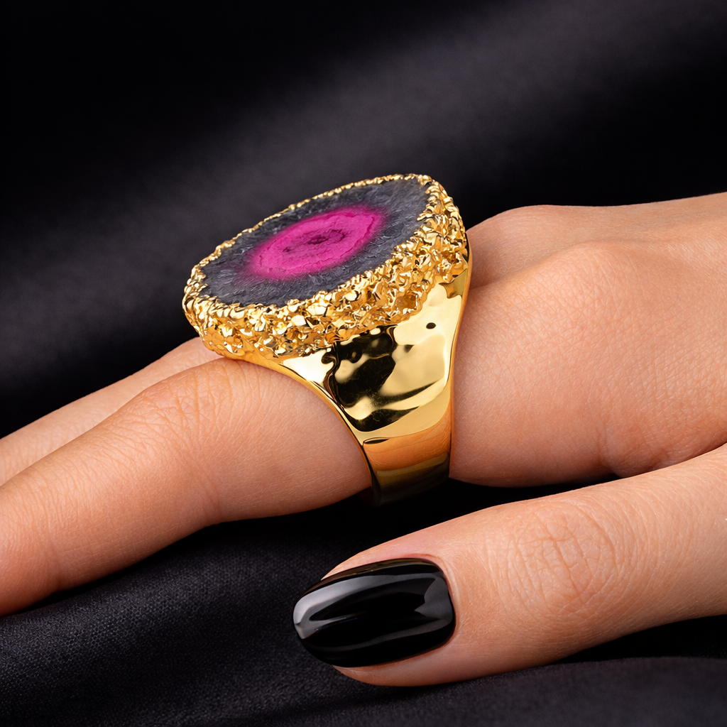 Bague Ajustable Tournesol