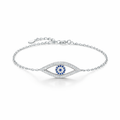 Bracelet Femme Œil Élégant en Argent 925
