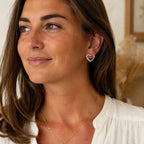 Boucles d’oreilles cœur multicolore