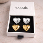 Boucles d’oreilles cœur minimaliste