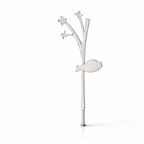 Barrette Feuille Métallique Élégante