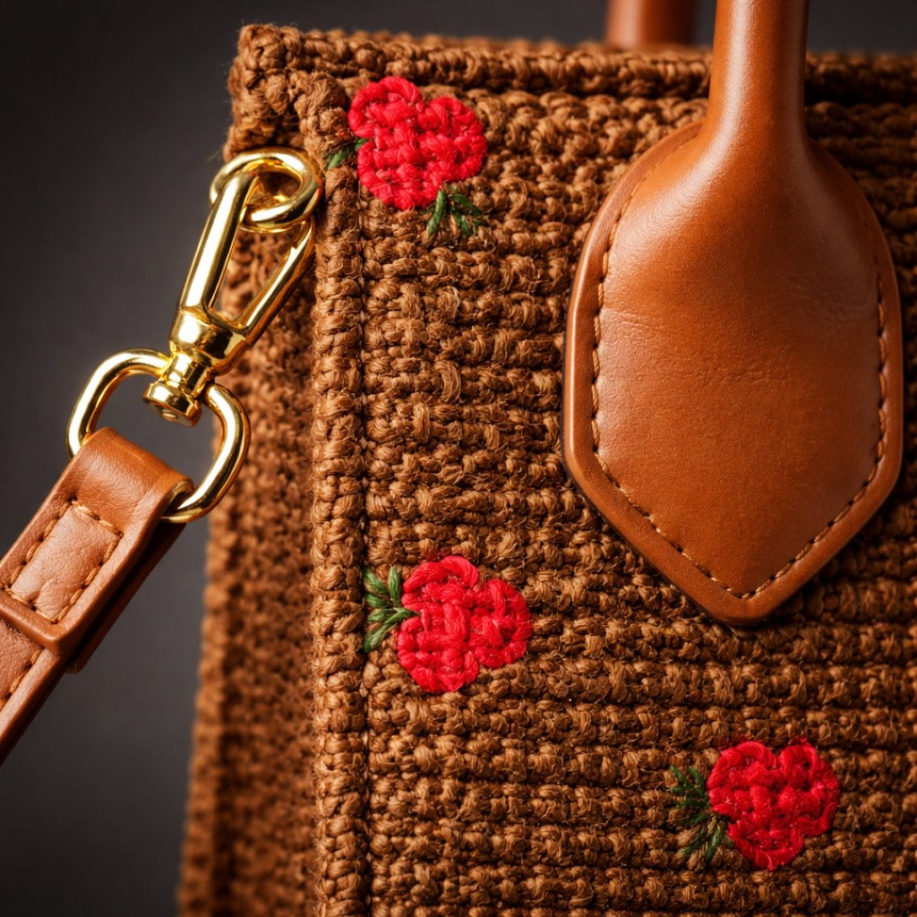 Sac Mini Velours Côtelé Signature