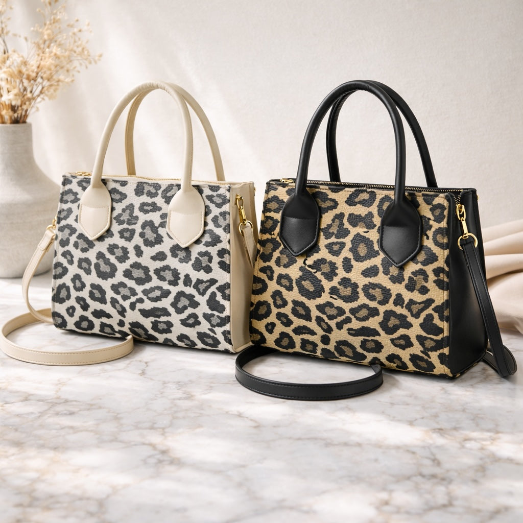 Mini Sac Léopard Velours – 2 Styles