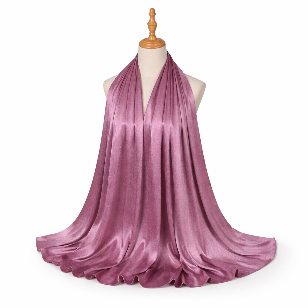 Foulard Satin Effet Soie