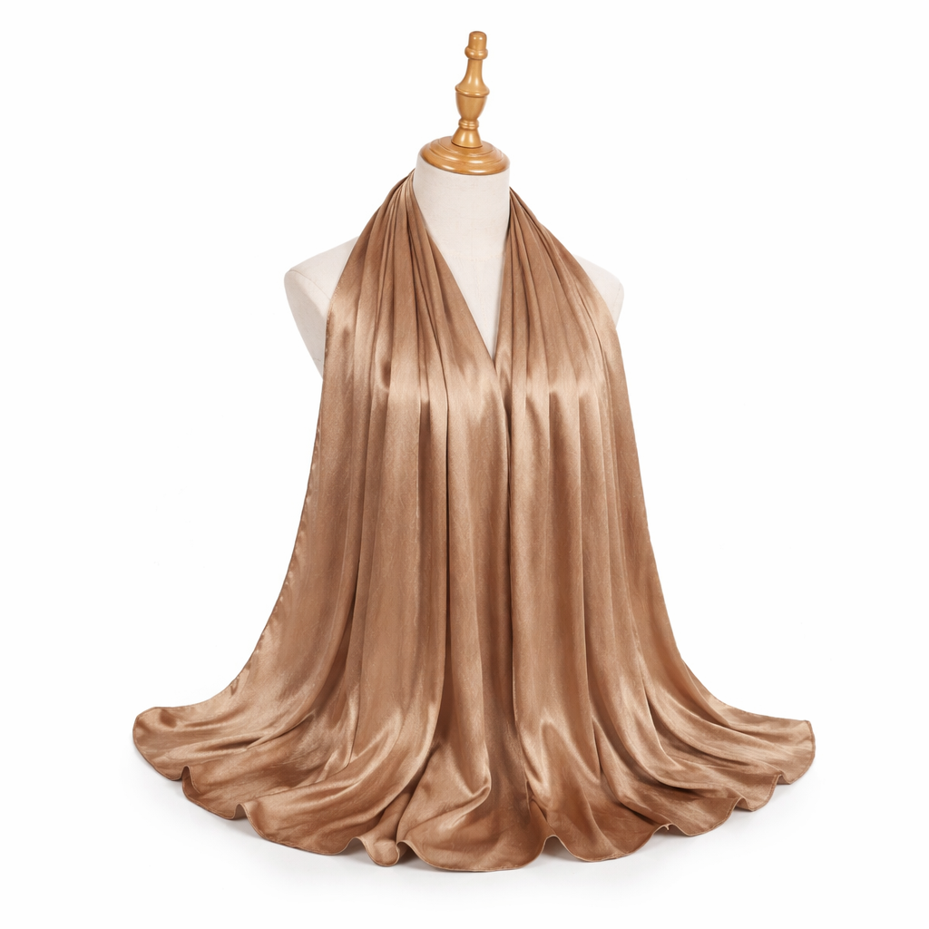Foulard Satin Effet Soie