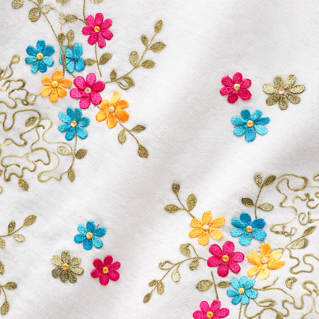 Écharpe Longue Polyvalente à Franges