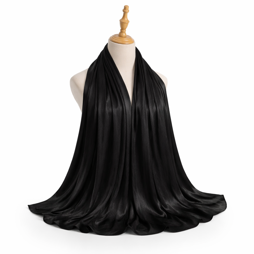 Foulard Satin Effet Soie