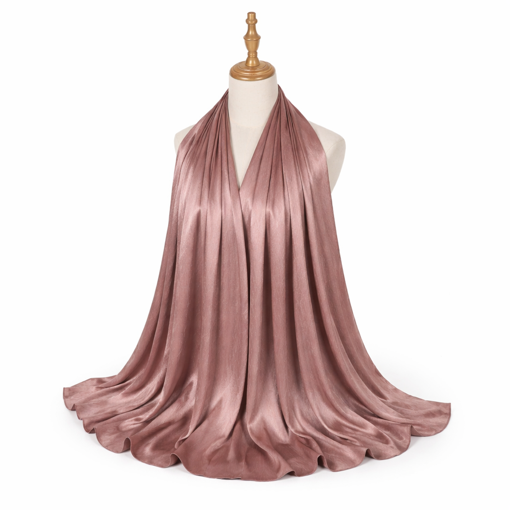 Foulard Satin Effet Soie