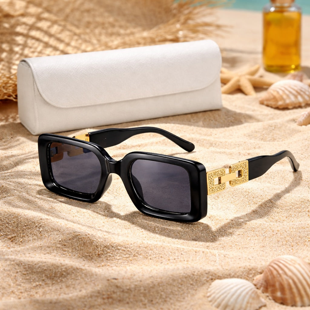 Lunettes de soleil femme carrées